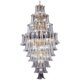 Duplex floor chandelier living room light luxury