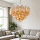 French living room MURANO art glass light luxury chandelier Italian style medieval style villa hotel bedroom restaurant chandelier