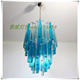 French retro foreign trade glass living room chandelier designer French retro restaurant bar island crystal chandelier