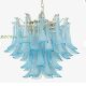 French light luxury living room main light, medieval glass tube ceiling lamp, American retro bedroom and restaurant atmosphere lamps