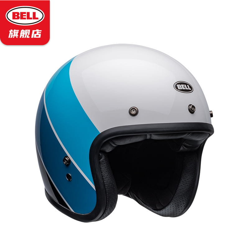 车迷辰 BELL经典复古头盔Custom500四季碳纤维摩托车夏季骑行通风-图3