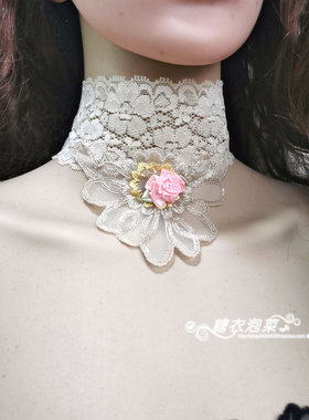 柔软透气锁骨链蕾丝女