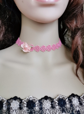 蕾丝民族风锁骨链