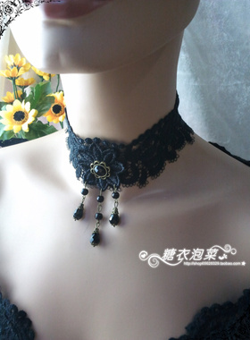 七夕女友礼品宫廷复古哥特项链