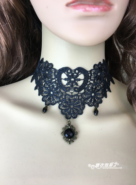 蕾丝加宽颈部手术疤痕遮盖项圈