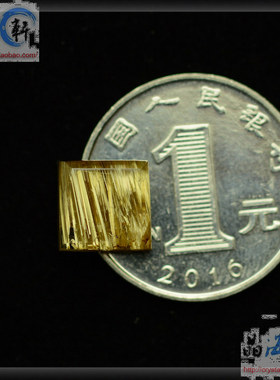 水晶裸石方形顺发猫眼祼石