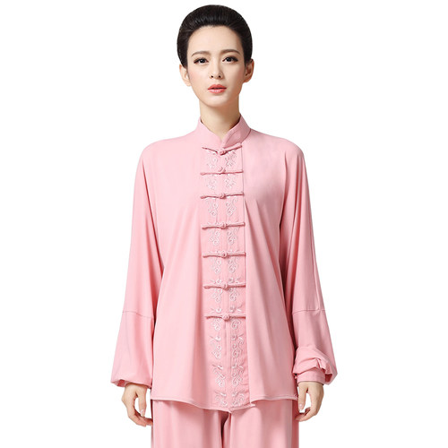 古韵中华春秋太极服女时尚新款飘逸中国风太极拳练功服装武术服 - 图3
