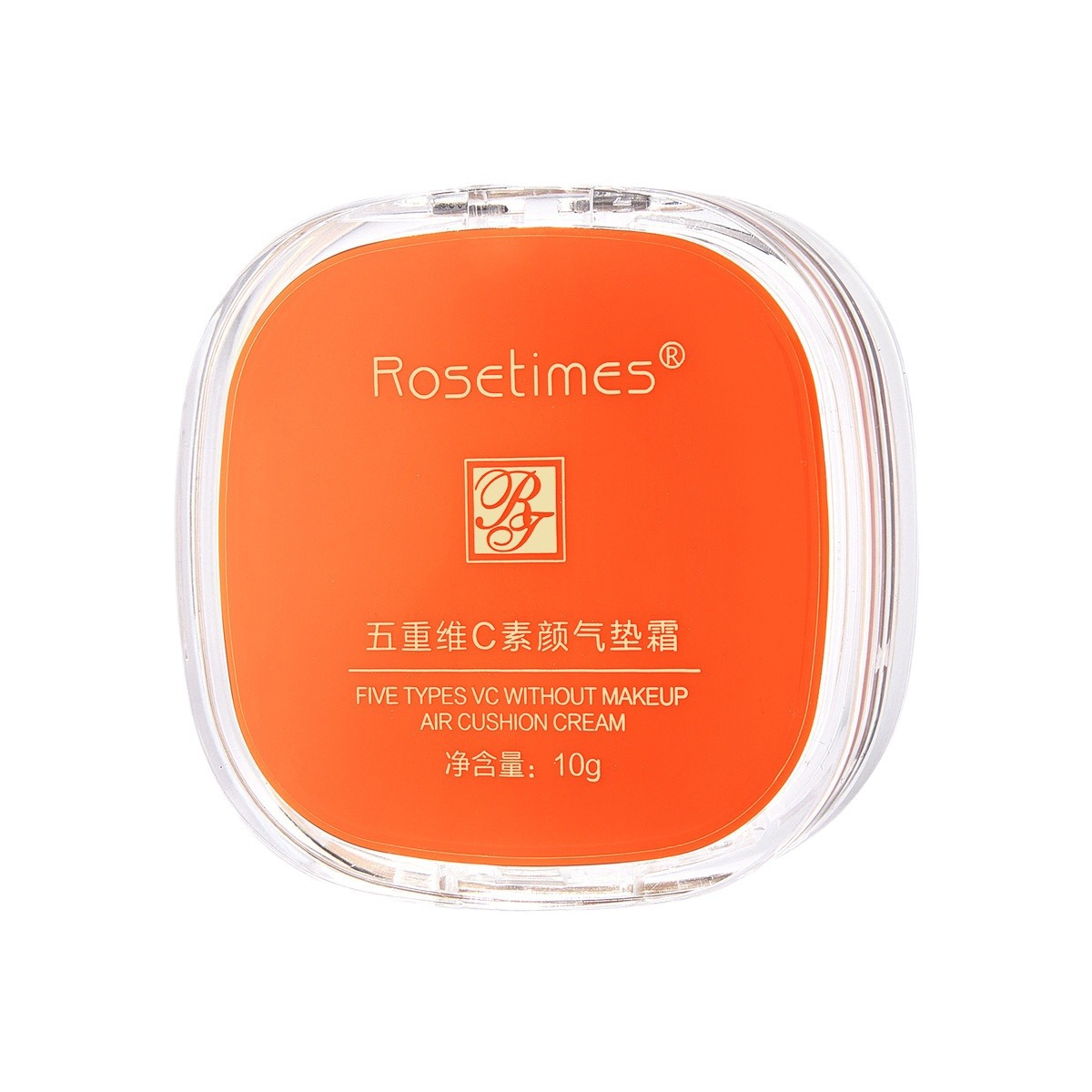 Rosetimes 正品 五重维C素颜气垫霜妆前隔离乳提亮遮瑕自然防水 - 图3