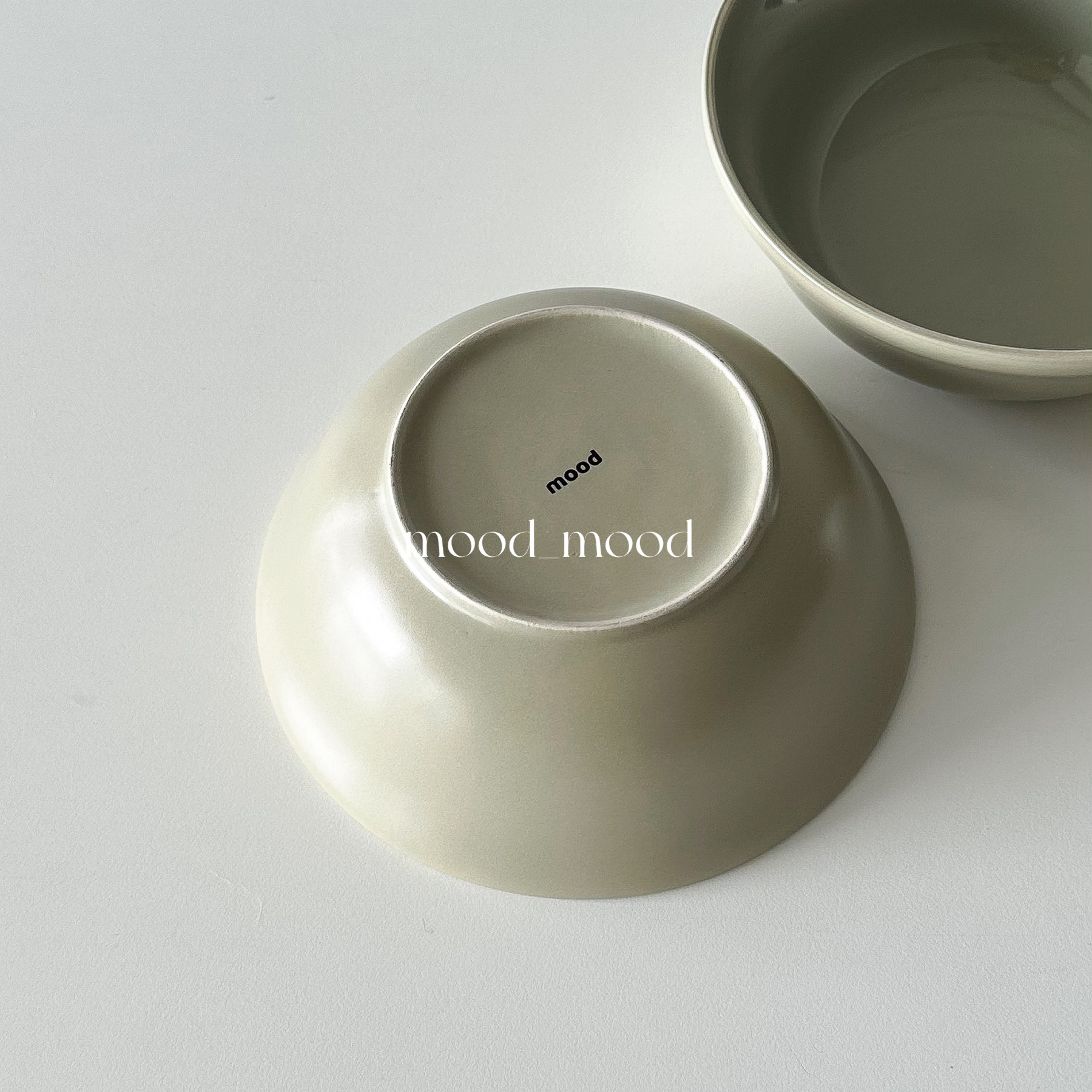 moodboard 奶绿色brunch大盘/酸奶碗 中古感甜品盘饭碗套装陶瓷,淘宝优惠券,粉丝福利购,淘宝优惠卷