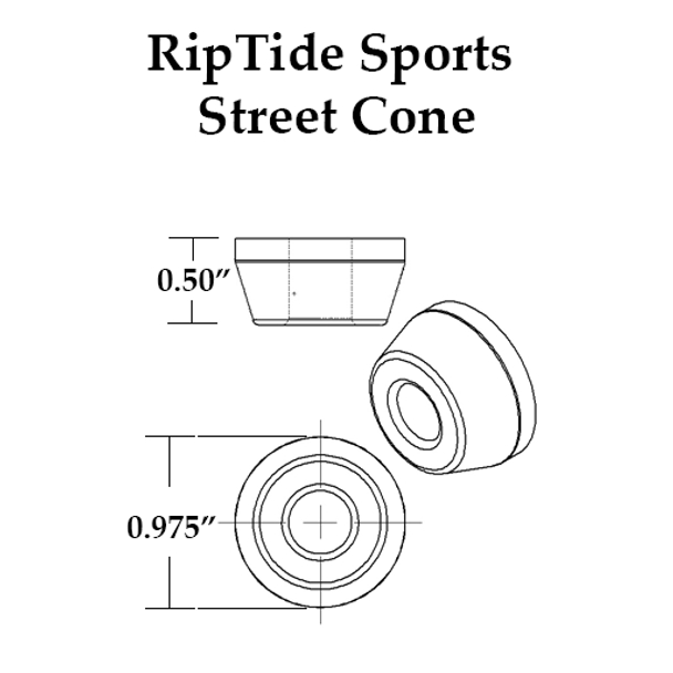 云动极限-RipTide-滑板PU APS高回弹 12mm标准锥形 SK陆冲板-图0