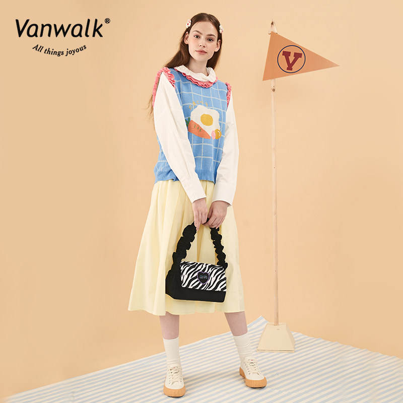vanwalk阳光牧场辣妹手提豹纹包 出走腋下包
