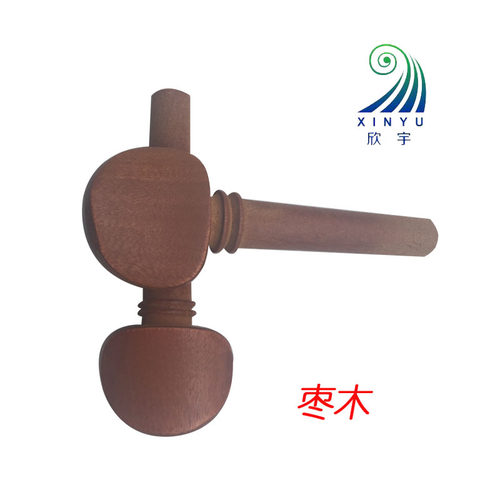 中大小提琴旋轴枣木仿乌木弦轴弦乌木钮执手旋钮乐器大小提琴配件 - 图3