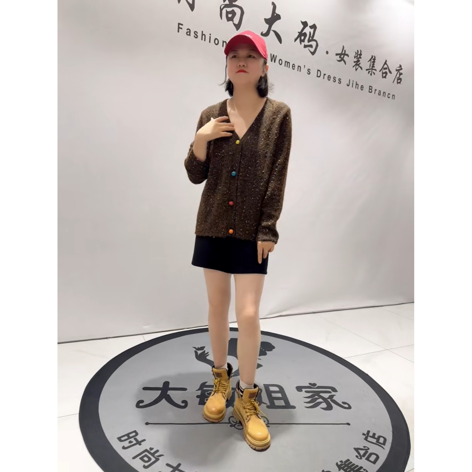 1002女权贵族2026春新款加肥加大码女装减龄百搭V领针织毛衣毛衫,淘宝优惠券,粉丝福利购,淘宝优惠卷