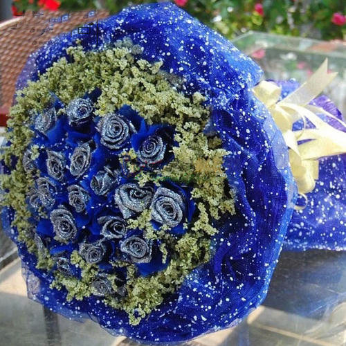 雪点纱网鲜花包装材料花束花店花艺用品资材包花纸手工DIY情人节 - 图2