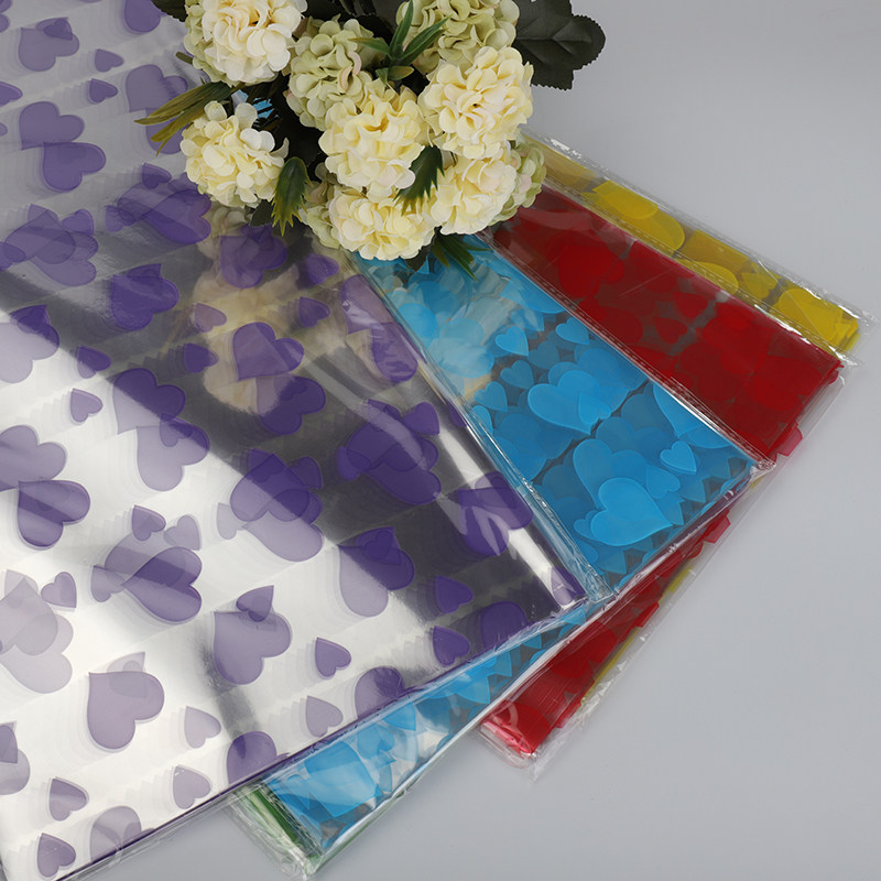 玻璃纸透明塑料包装纸鲜花花艺礼品包花纸情人苹果印花透明纸材料,淘宝优惠券,粉丝福利购,淘宝优惠卷