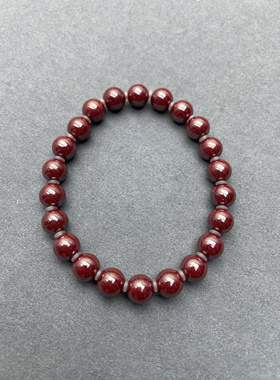 原矿朱砂6mm手链8mm女生手串