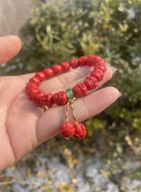 精品红砂笑佛佛头手串手链手绳