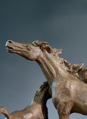 铜制艺术雕塑日本名家摆件