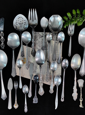 铜镀银摄影装饰复古欧洲中古摆件