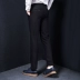 Seno quần flannel nam mùa thu và mùa đông ấm áp quần kinh doanh phù hợp với quần thẳng quần nam đen - Suit phù hợp