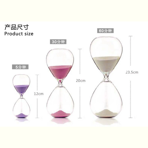 Творческие песочные часы хронограф дети 30/30/60 минут хронографические украшения для песочниц