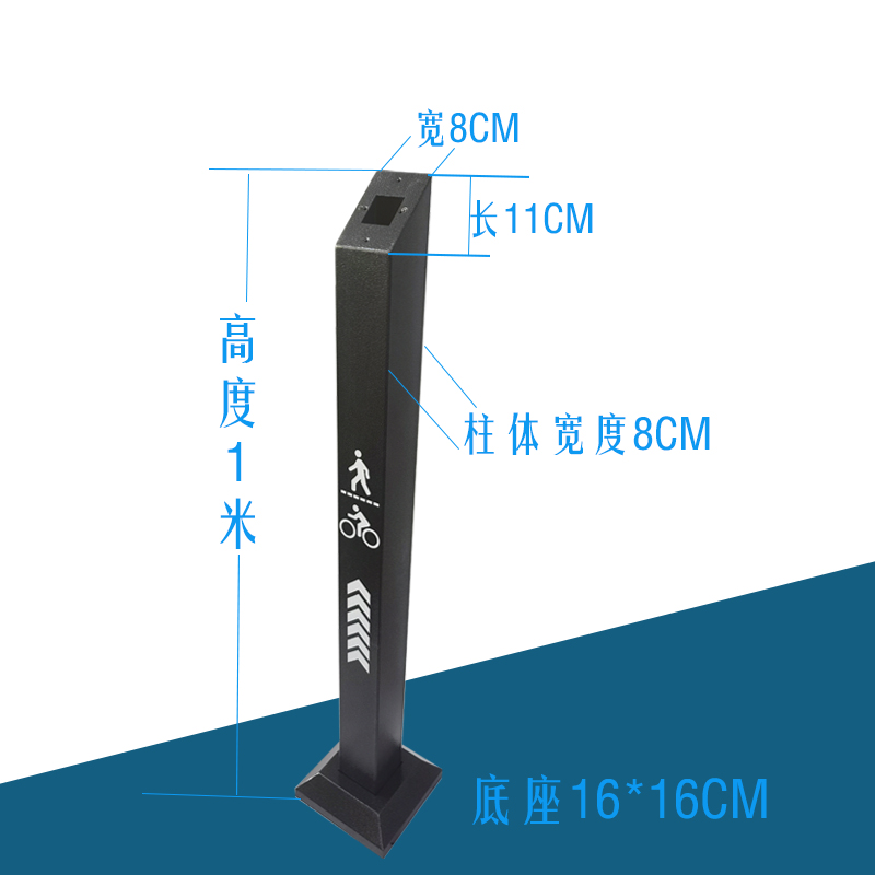 门禁刷卡机立柱出门按钮86盒人脸识别防水开关加厚读卡器支架落地