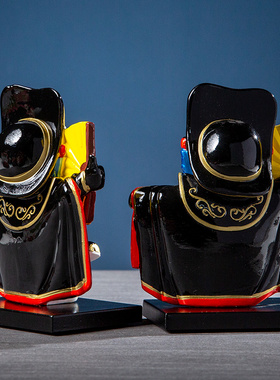 冷瓷桌面摆件中国风客厅书房