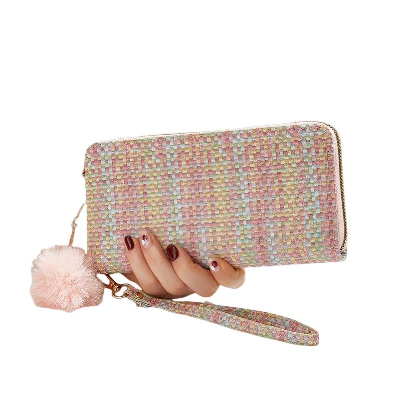 女士钱包2024新款单拉链韩版幻彩长款时尚钱夹包手拿包 一件代发,淘宝优惠券,粉丝福利购,淘宝优惠卷