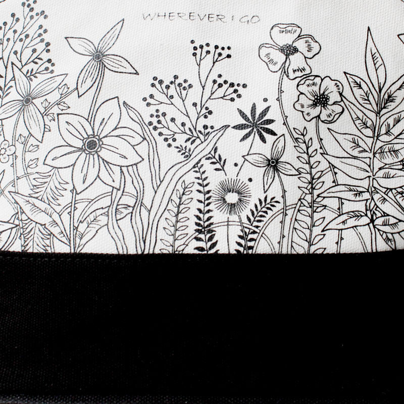 花间公主花信原创印花秋季斜挎包 花间公主女士包袋