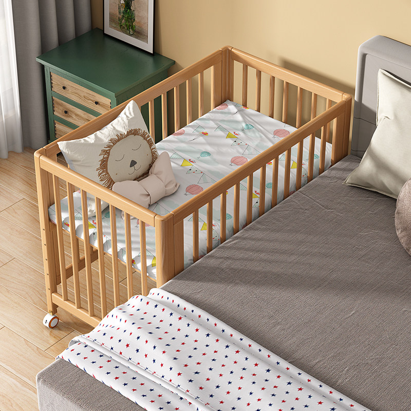 金多喜婴儿床拼接大床欧洲新生儿床 金多喜家居婴儿床