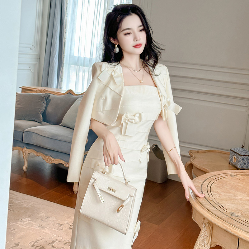 时尚百搭开衫西服短外套女2026新款通勤休闲小众气质显瘦长袖上衣 - 图0