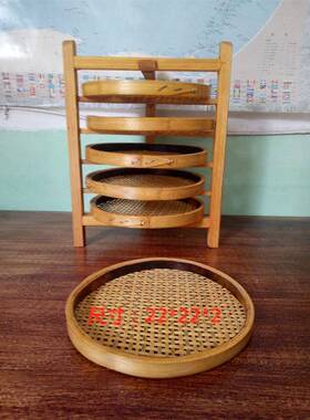 摆件桌上铁观音传统制茶模型工具精美特色艺术制茶工艺摆件竹子