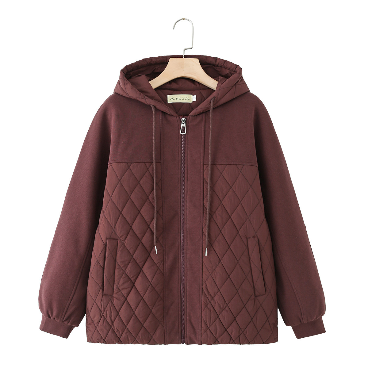 中老年妈妈冬装夹棉加厚棉衣女大码洋气拼接休闲夹克棉服棉袄外套,淘宝优惠券,粉丝福利购,淘宝优惠卷