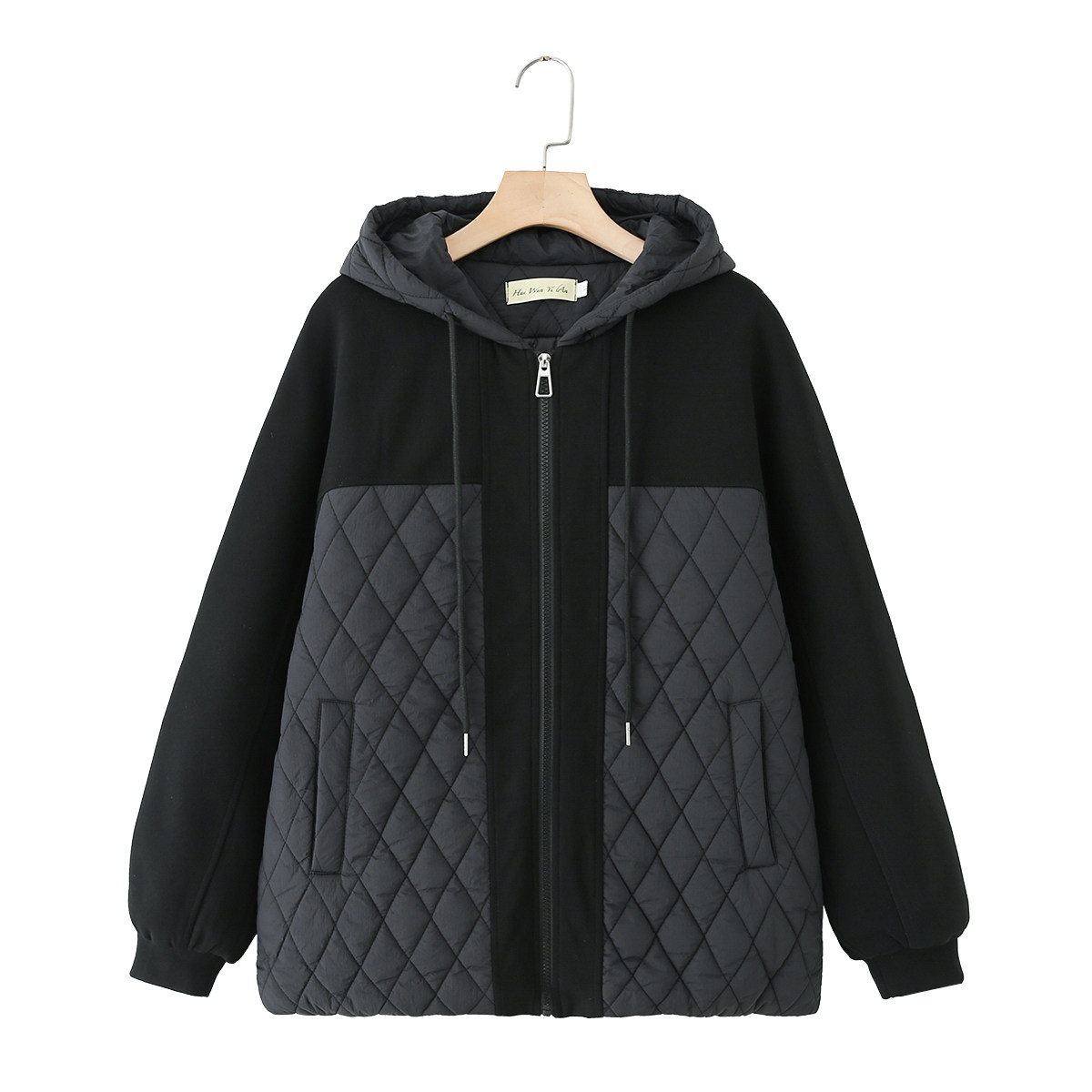 中老年妈妈冬装夹棉加厚棉衣女大码洋气拼接休闲夹克棉服棉袄外套,淘宝优惠券,粉丝福利购,淘宝优惠卷