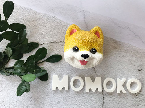 MOMOKO香薰石膏ins爆款博美小俊介可爱狗狗车载汽车出风口香薰 - 图3