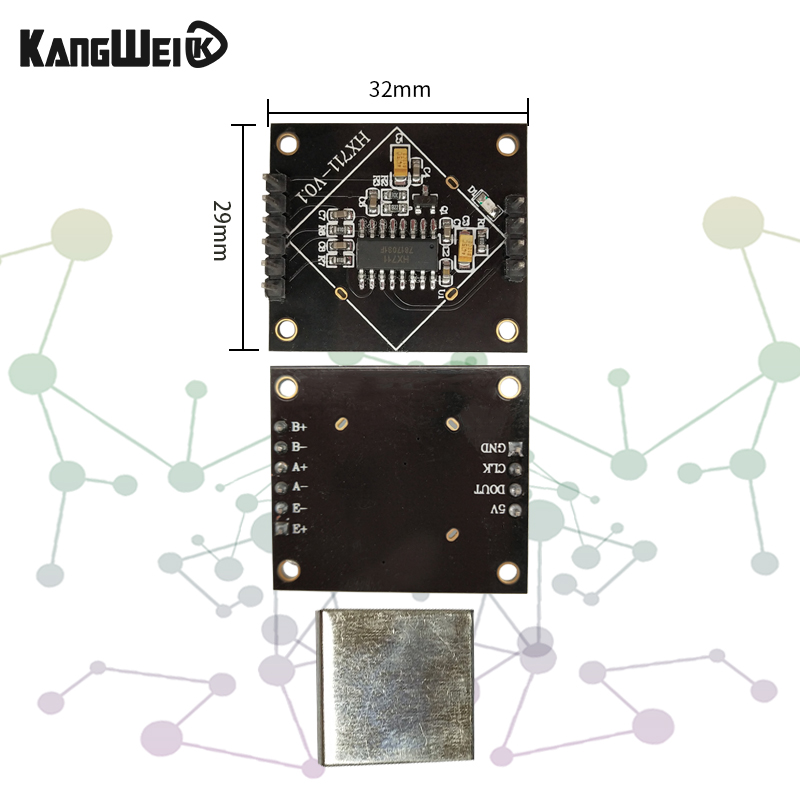 HX711称重传感器模块 24位内部AD转换器 高精度电子秤制作/单片机 - 图1