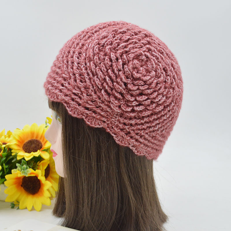 （非成品）牡丹花帽材料包 中粗diy手工棉线帽子围巾毛衣线团,淘宝优惠券,粉丝福利购,淘宝优惠卷