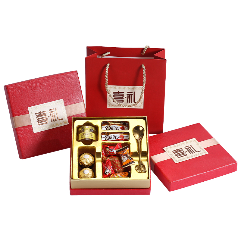 结婚礼满月喜糖礼盒装中国风欧式回礼成品含糖创意2023新品喜糖盒-图3