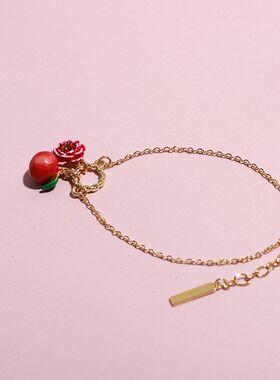葡萄庄园花朵与桃子时尚珐琅釉