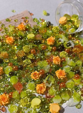 新款仙气高品碎石珍珠花饰品配件