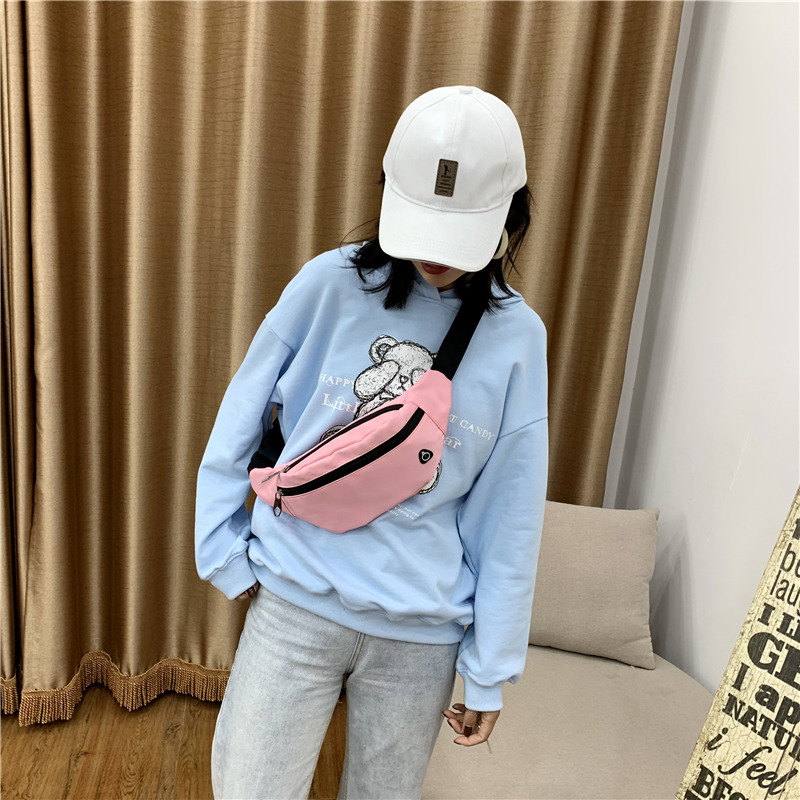 Waterproof outdoor work sports mobile phone new waist bag men's multi-function large capacity crossbody bag women's fashion money