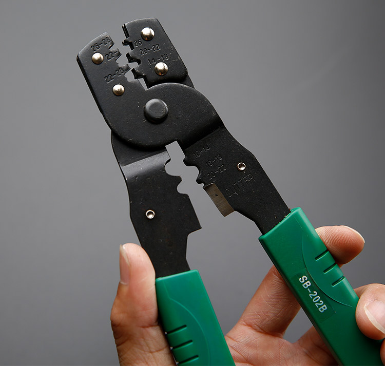 压线钳端子钳多功能压接钳冷压钳工具铜鼻子端子接线裸线电工电动 - 图2
