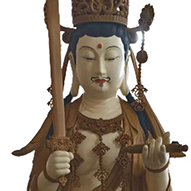 木雕佛像文殊菩萨坐像寺庙佛堂供奉木像摆件高端定制定金