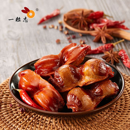 包邮【一粒志_香辣鸭肫115克】休闲卤味小吃办公室零食衢州特产 - 图0