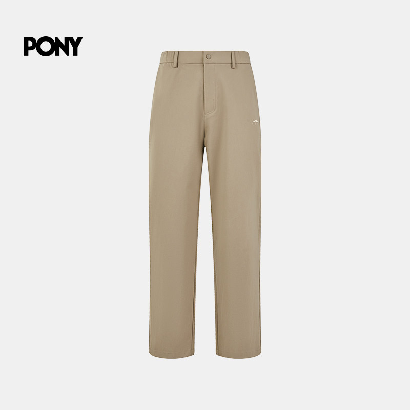 【任嘉伦同款】PONY马年新款运动梭织长裤男士户外防泼水直筒长裤,淘宝优惠券,粉丝福利购,淘宝优惠卷