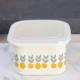 Oulijia Enamel Enamel Fresh Box Enamel Fresh Container Fresh utensils Vintage Retro Enamel Fresh Fresh