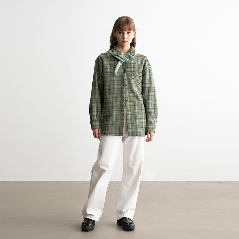 MESTLA 抗皱不掉色直筒 柔软显瘦高牛仔裤 松弛感复古垂感阔腿长 - 图2