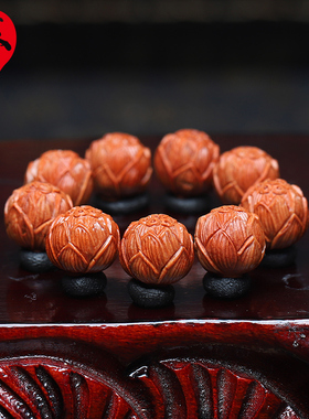 苏家男女龙纹桃核手工雕刻手串