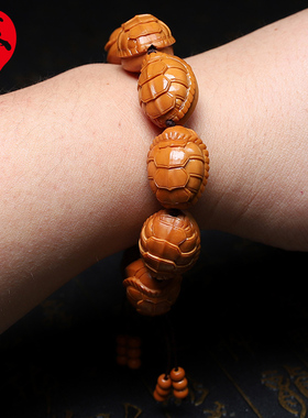 橄榄核手串18小籽富甲天下精品核雕文玩手把件手工雕刻手链男女款