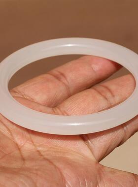 【小胡子玉器】和田玉  于田料 羊脂玉 60mm手镯